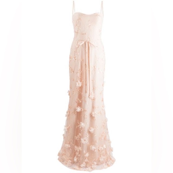 Marchesa Dusty Pink Maxi Dress - Picture 2 of 4